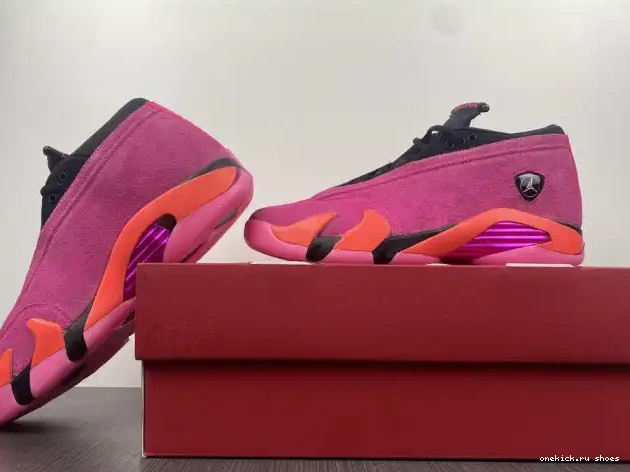 Rep Shocking DH4121-600 14 Pink Retro Jordan Low (W) 0419
